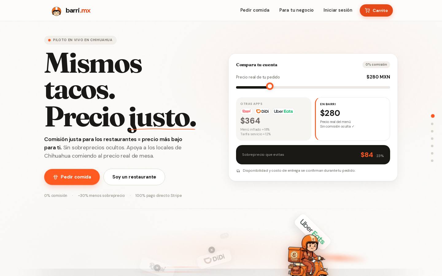 Barri homepage