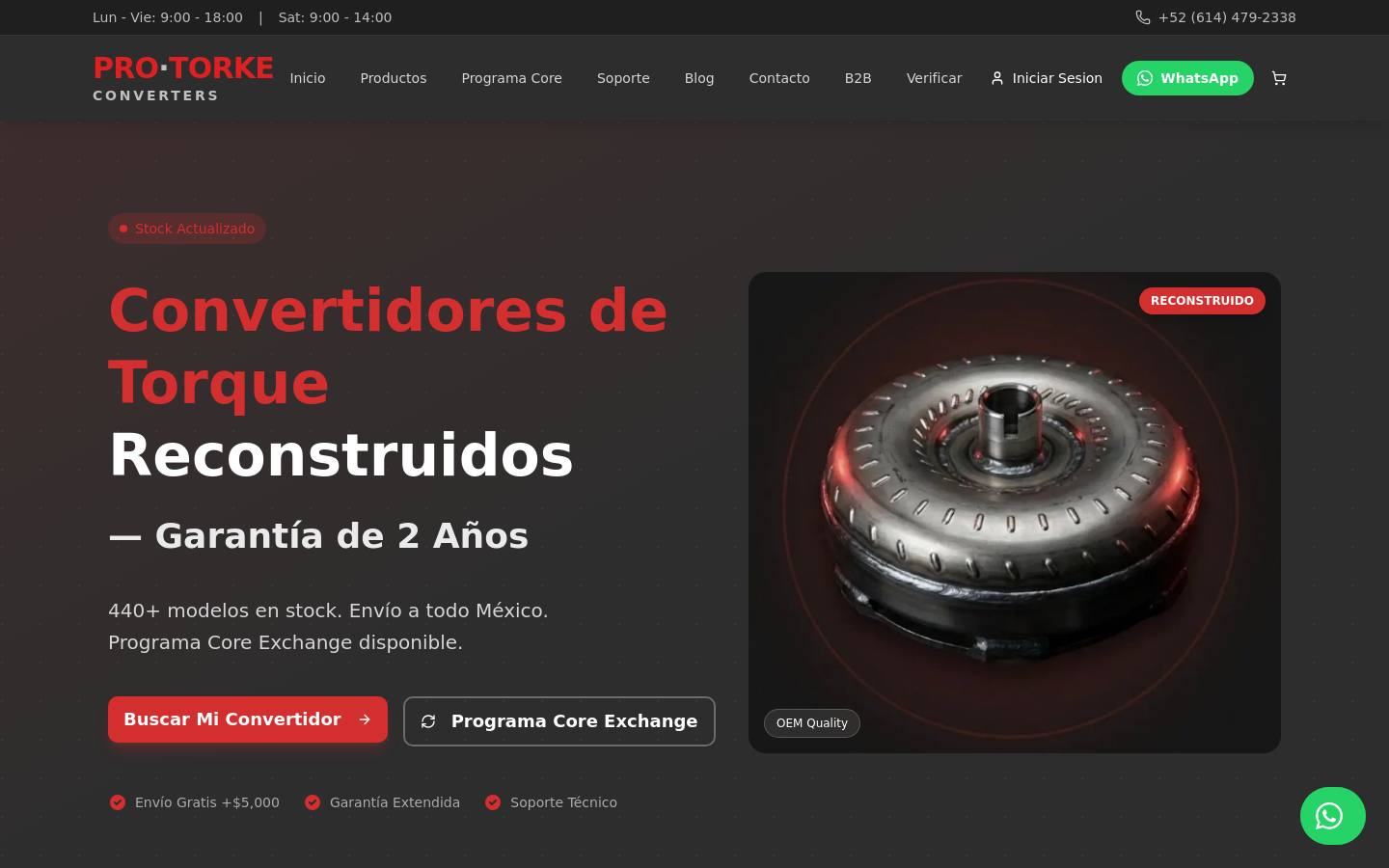 Protorke homepage